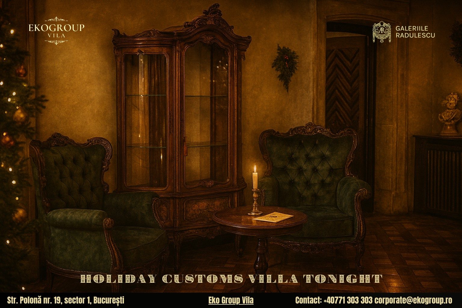 Crăciunul în România: o incursiune fermecătoare în sărbătorile de iarnă ale anilor ’30 la Eko Group Vila